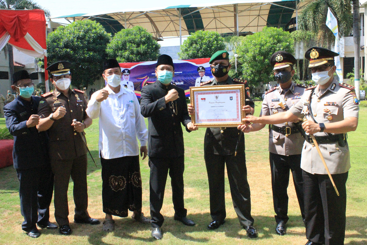 Pemkab Pasuruan Gelar Upacara Peringati Hari Jadi Provinsi Jawa Timur ke 75