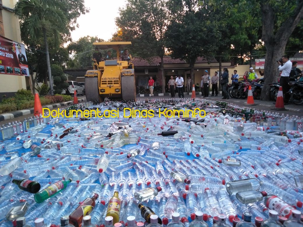 14 Hari, Polres Pasuruan berhasil ungkap 2928 Pelanggaran Hukum