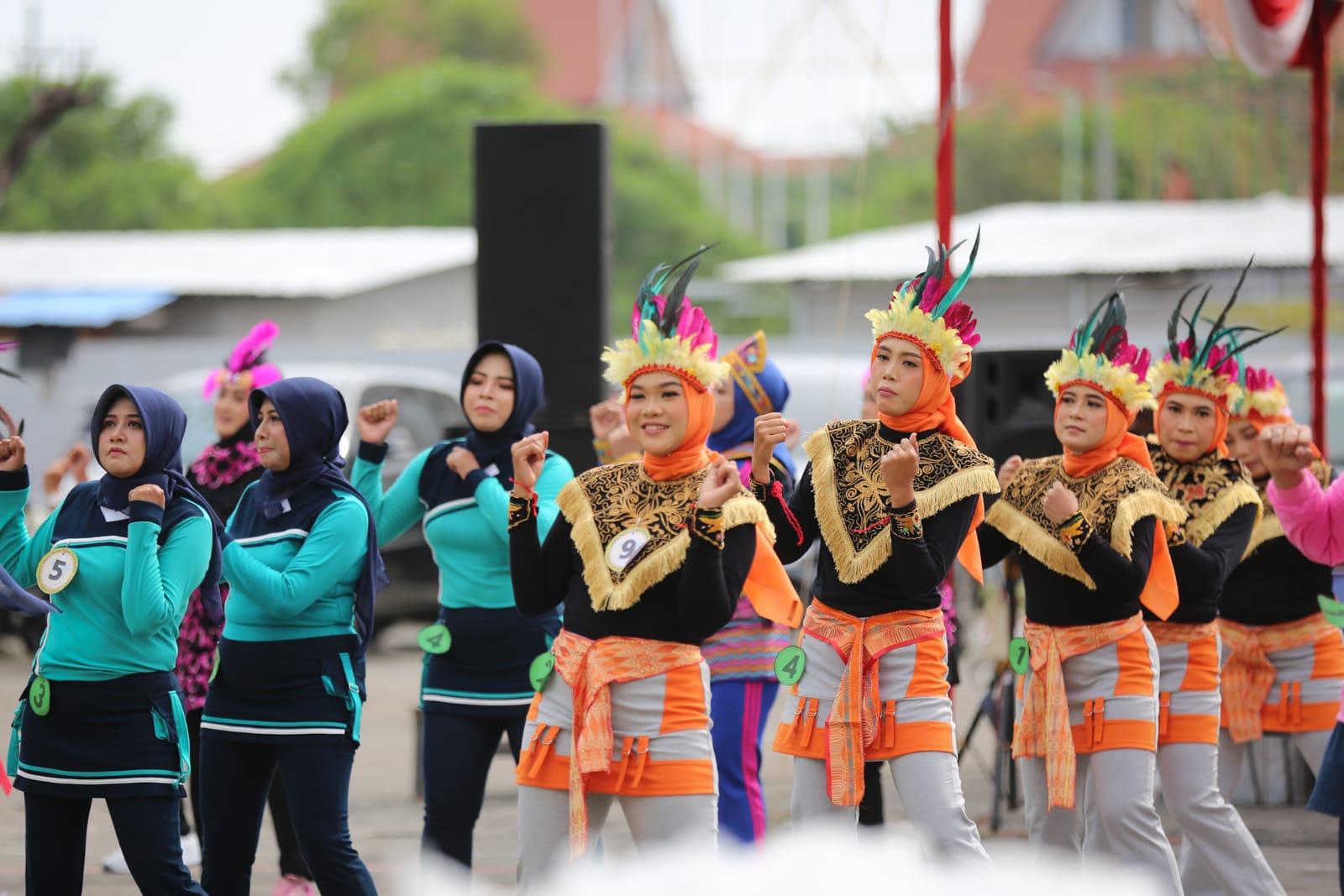 55 Peserta Meriahkan Lomba Senam Perwosi 2020