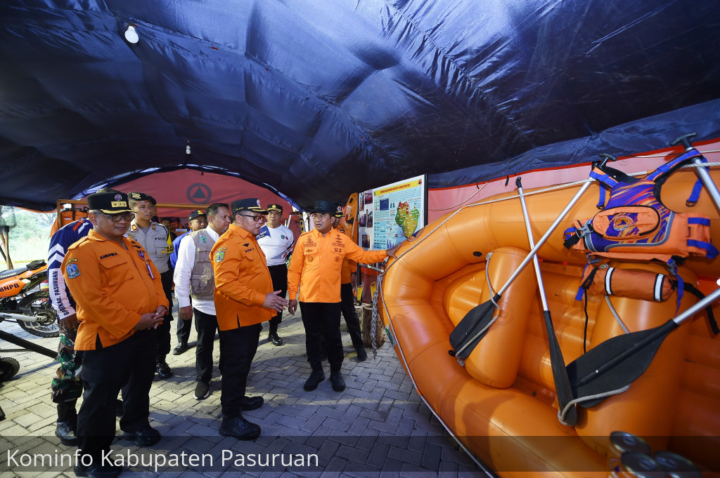 Hadapi Penghujan, Pemkab Pasuruan Gelar Apel Siap Siaga Bencana