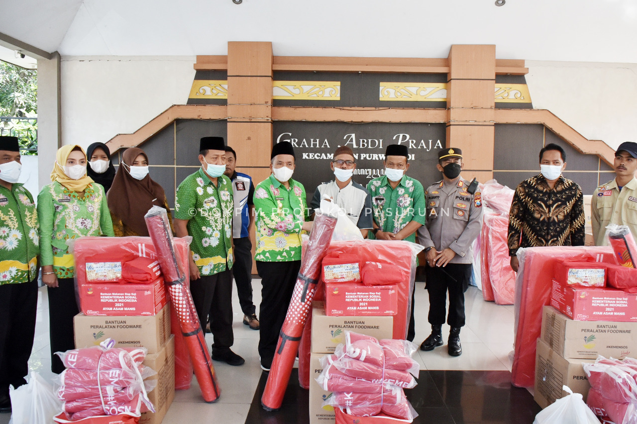 Pemkab Pasuruan Salurkan Bantuan Kedaruratan Bagi Warga Terdampak Angin Kencang di Purwodadi 