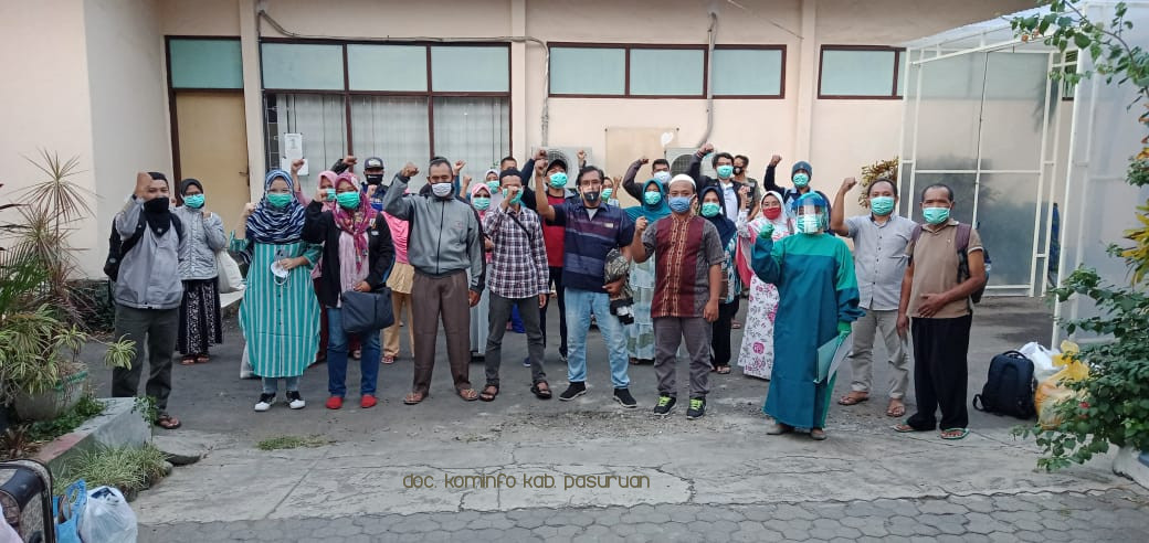 17 Orang Sembuh. Total 473 Warga Kabupaten Pasuruan Dinyatakan Bebas Virus Corona