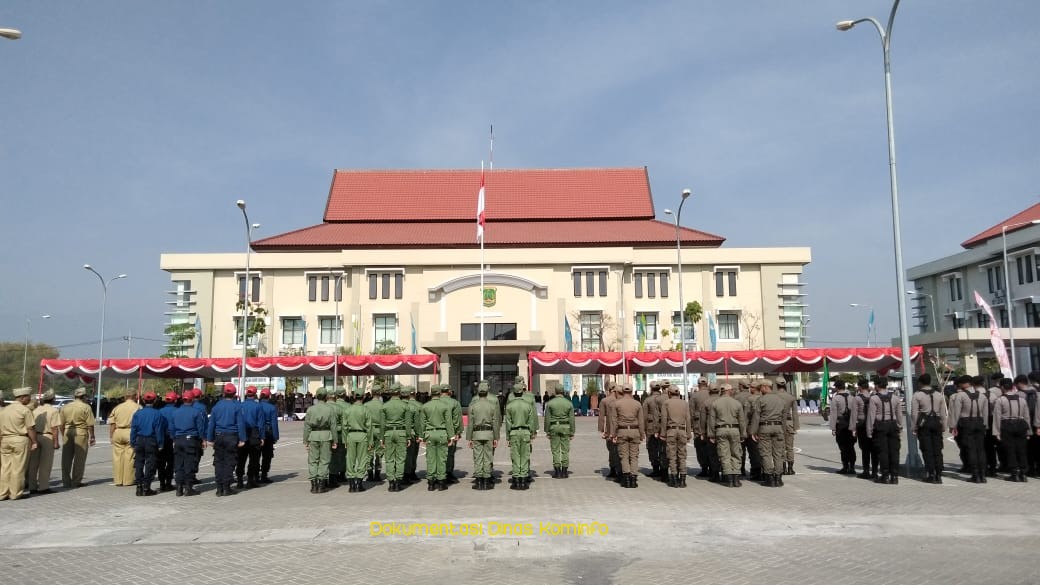 Bupati Irsyad Yusuf Pimpin Upacara Peringatan Hari Jadi Provinsi Jawa Timur ke 73 
