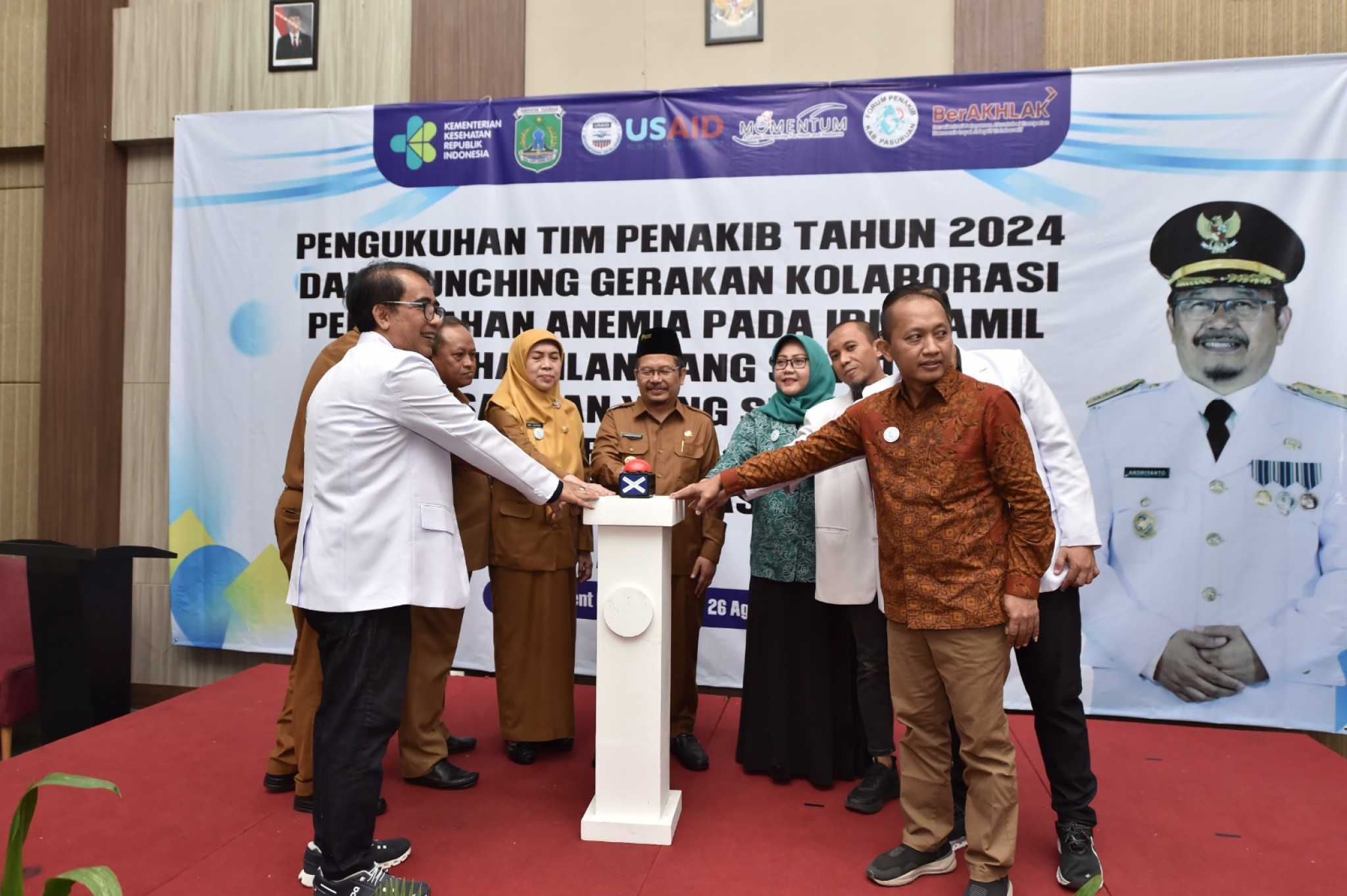 Sampul untuk Pengukuhan PENAKIB (Tim Penurunan Angka Kematian Ibu dan Bayi) Kabupaten Pasuruan