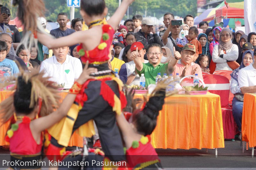 Pj. Bupati Andriyanto Apresiasi Greget Karang Taruna Kabupaten Pasuruan Gelar Car Free Day Pandaan