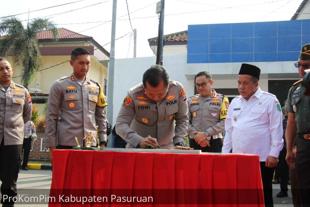 Plh. Bupati Pasuruan Dampingi Kunjungan Kerja Polda Jatim