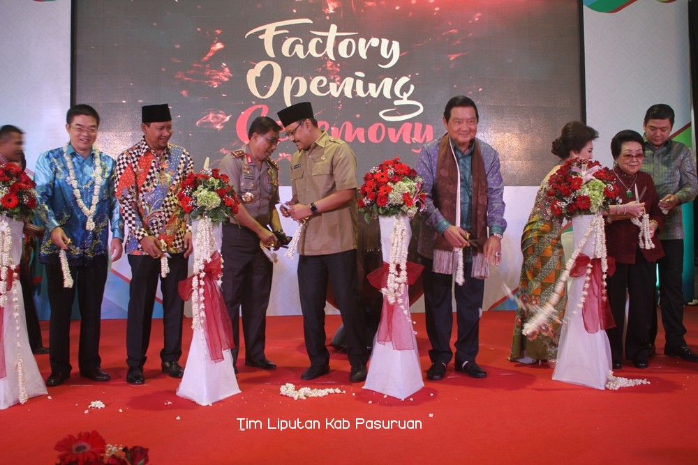 Wagub Jatim Gus Ipul Resmikan Pabrik PT Satoria Aneka Industri dan Agro Industri 