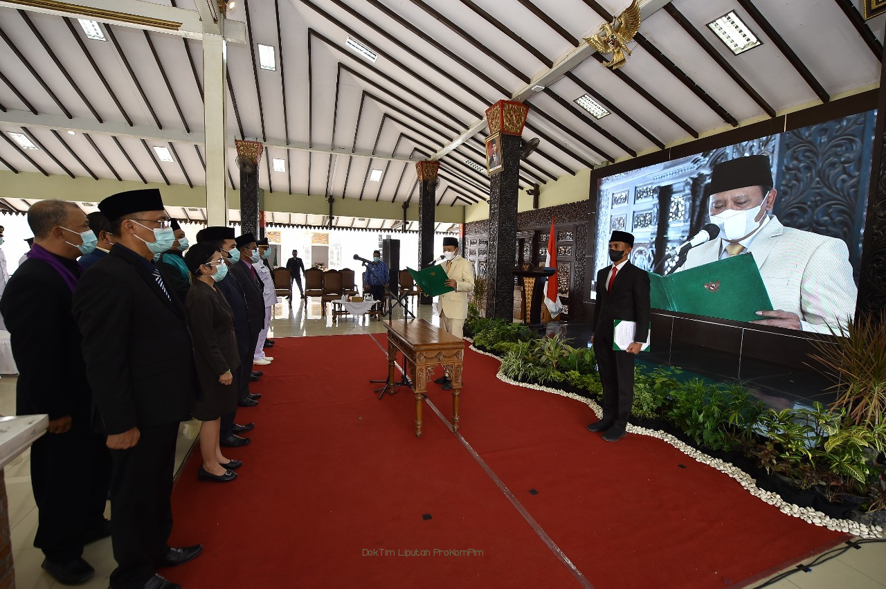 Lantik 376 Pejabat, Bupati Irsyad Yusuf Tegaskan PNS Jangan Berani-Berani Main Suap 
