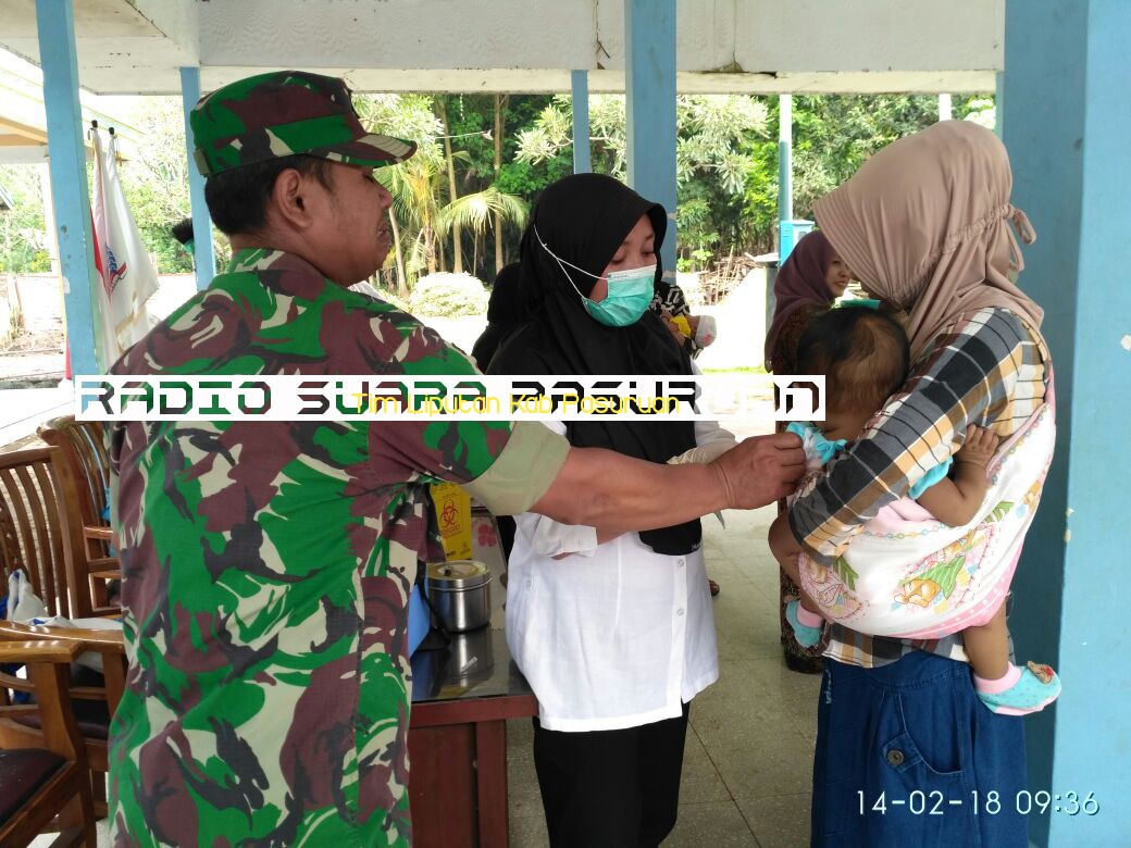 Masih 92%, Dinas Kesehatan Kabupaten Pasuruan Tuntaskan Vaksinasi Difteri Sampai 31 Maret 2018