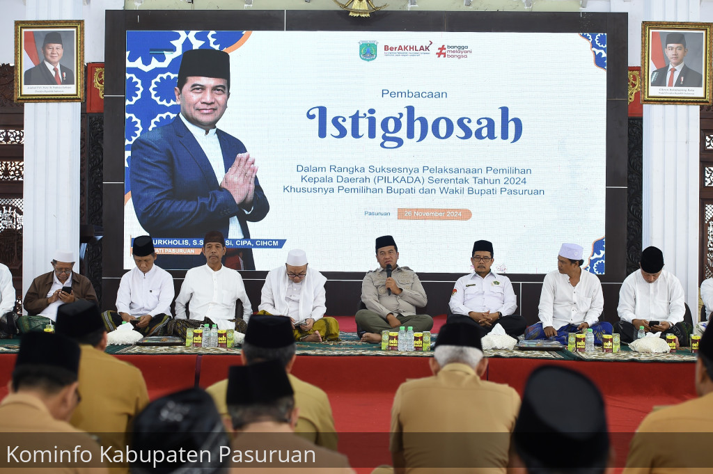 Sehari Jelang Pemungutan Suara, Pemkab Pasuruan Gelar Istighosah