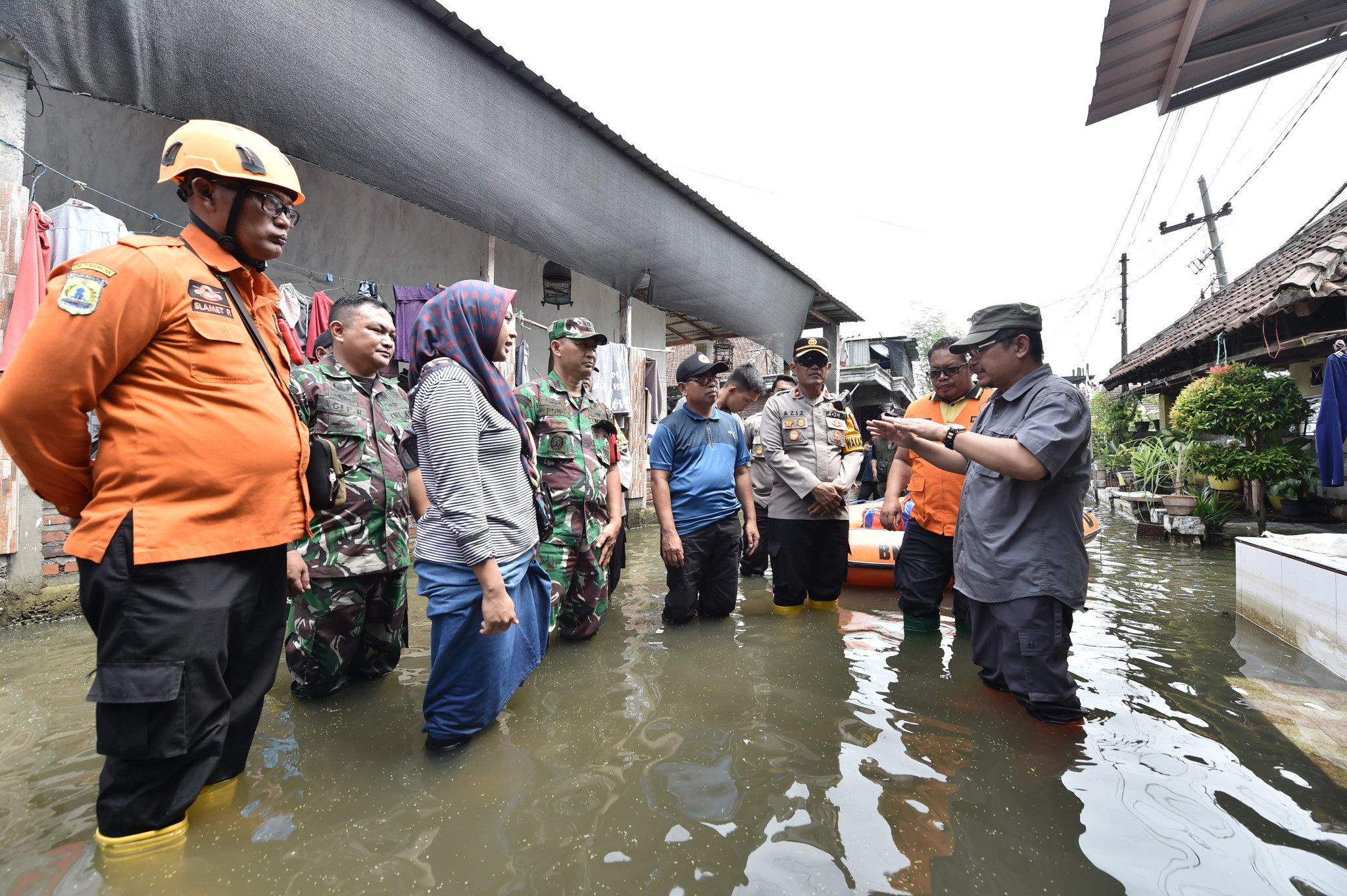 Sampul untuk Peninjauan Lokasi Terdampak Banjir di Kabupaten Pasuruan
