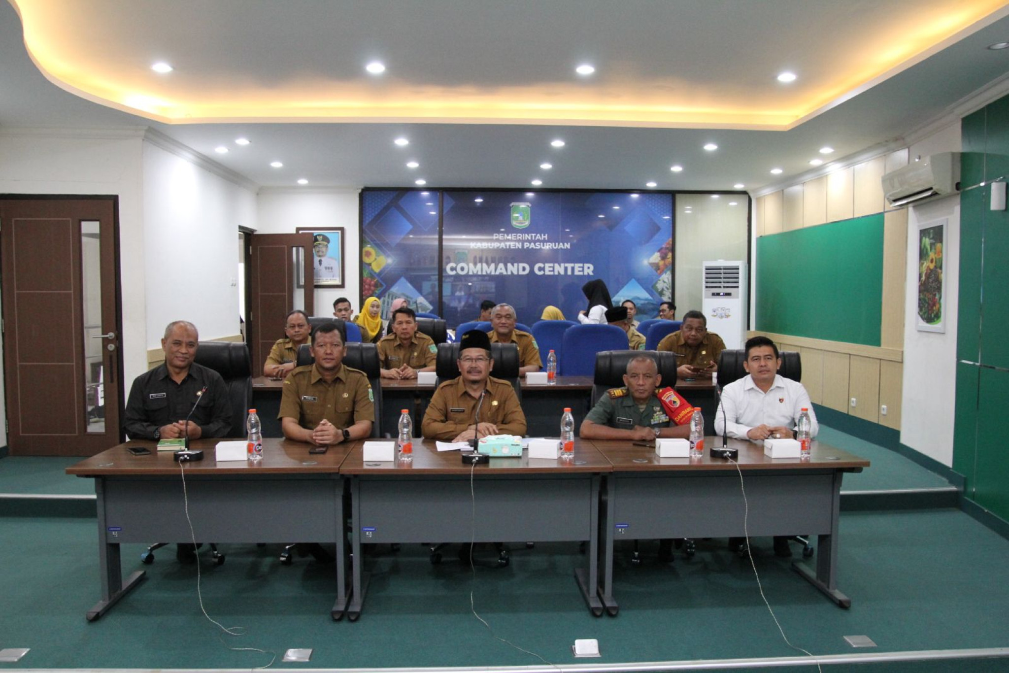 Sampul untuk Rapat Koordinasi Inflasi Januari di Command Center