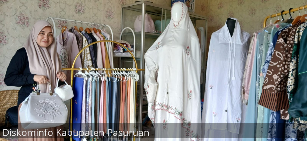 Ramadan, Pengusaha Mukena Sulam Pasuruan Kebanjiran Order