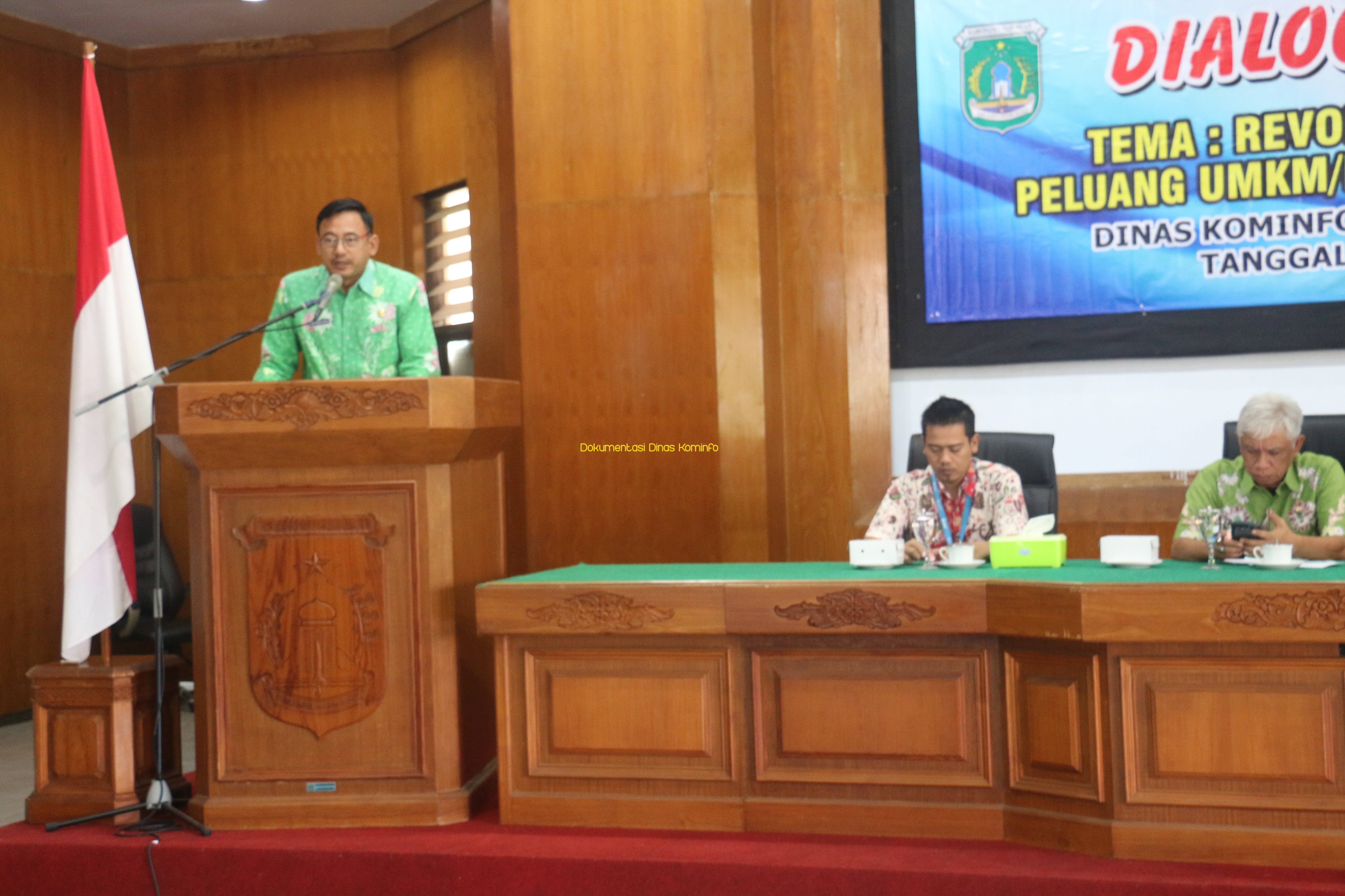 Tingkatkan Daya Saing UMKM & IKM, Dinas Kominfo Gelar Dialog Publik Revolusi Industri 4.0 