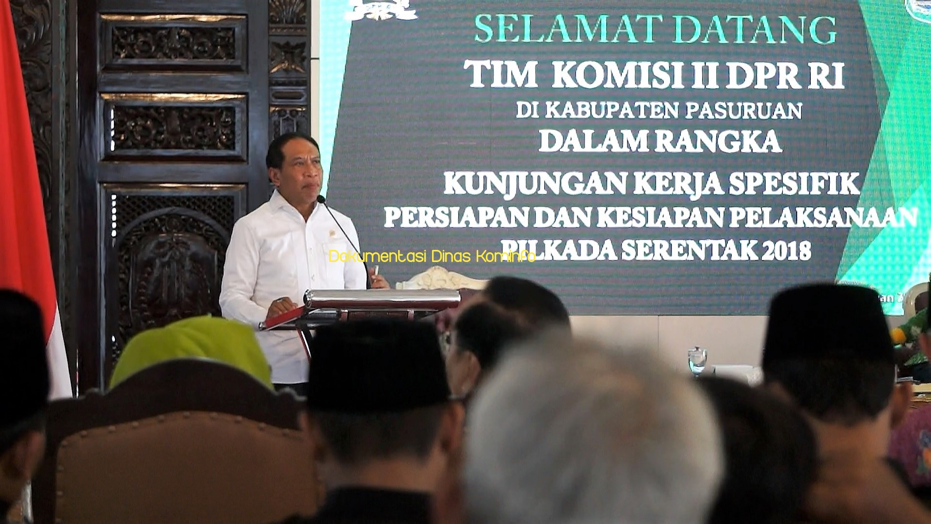 Komisi II DPR-RI Tinjau Kesiapan Pilkada di Kabupaten Pasuruan