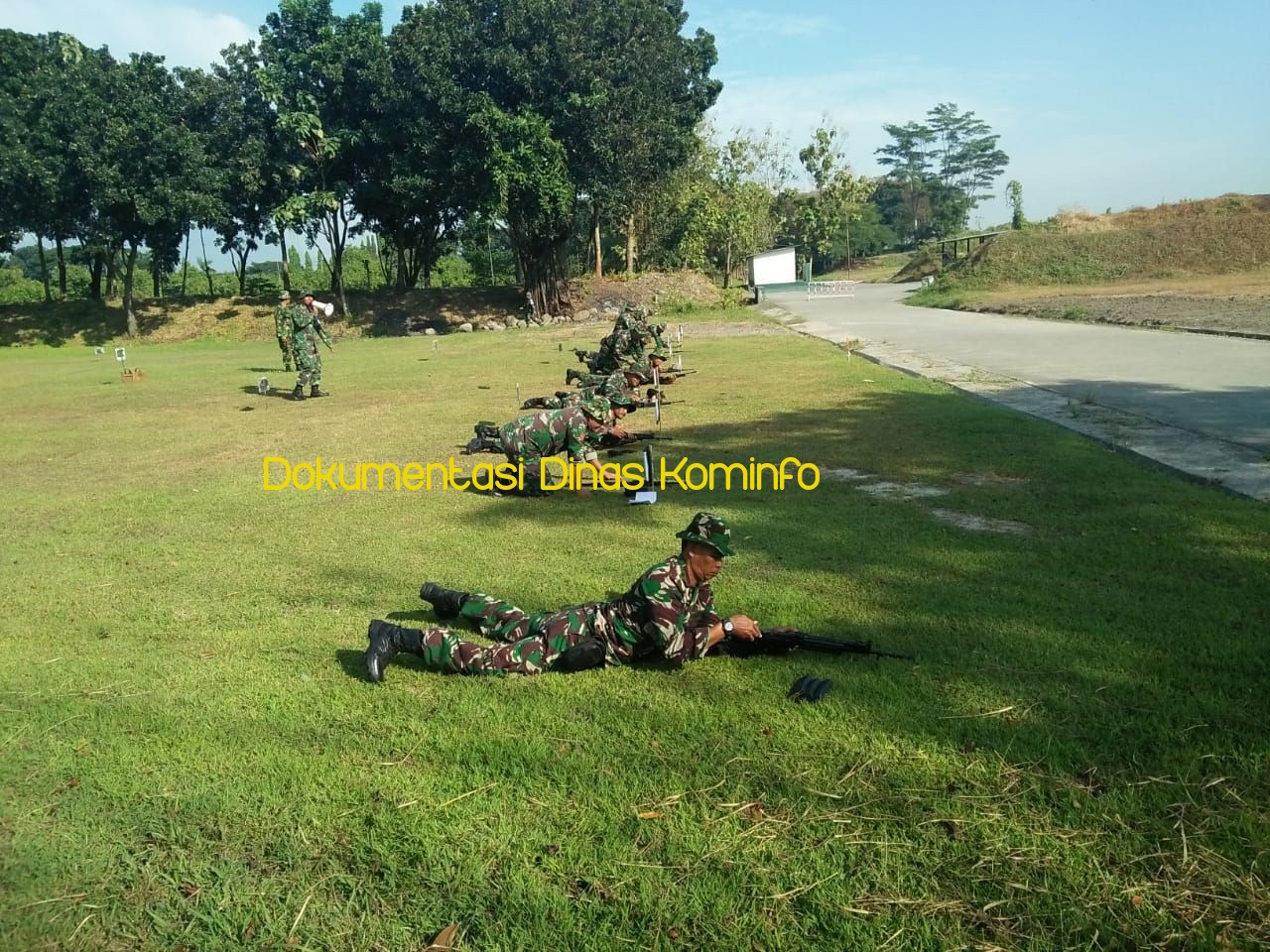 Asah Kemampuan Persenjataan, 326 Anggota Kodim 0819 Pasuruan Ikuti Latihan Menembak