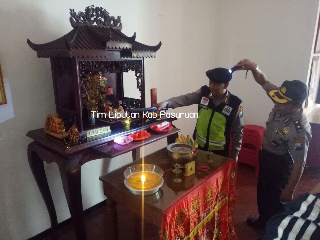 AMANKAN PERAYAAN IMLEK 2568, POLSEK BANGIL GELAR OPERASI LIONG