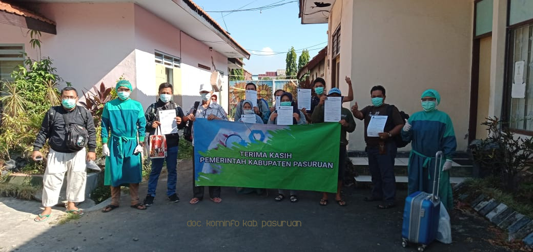 Jumlah Warga Kabupaten Pasuruan Yang Terpapar Maupun Sembuh dari Virus Corona, Sama Banyaknya.