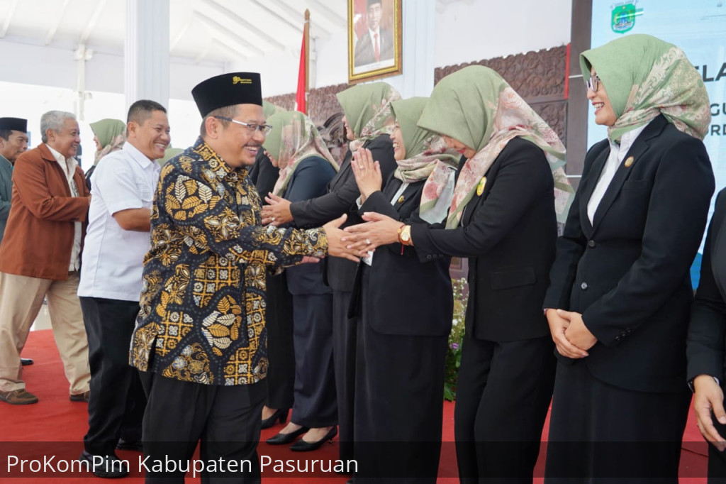 Pj. Bupati Andriyanto Berbagi Spirit Kepada Pengurus PERWOSI Kabupaten Pasuruan Periode 2023-2027 Agar Berkontribusi Nyata Majukan Olahraga