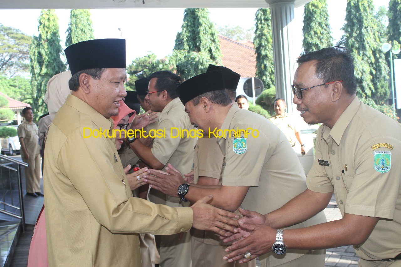 Ribuan Karyawan Pemkab Pasuruan Berhalal Bihalal dengan Bupati Irsyad Yusuf
