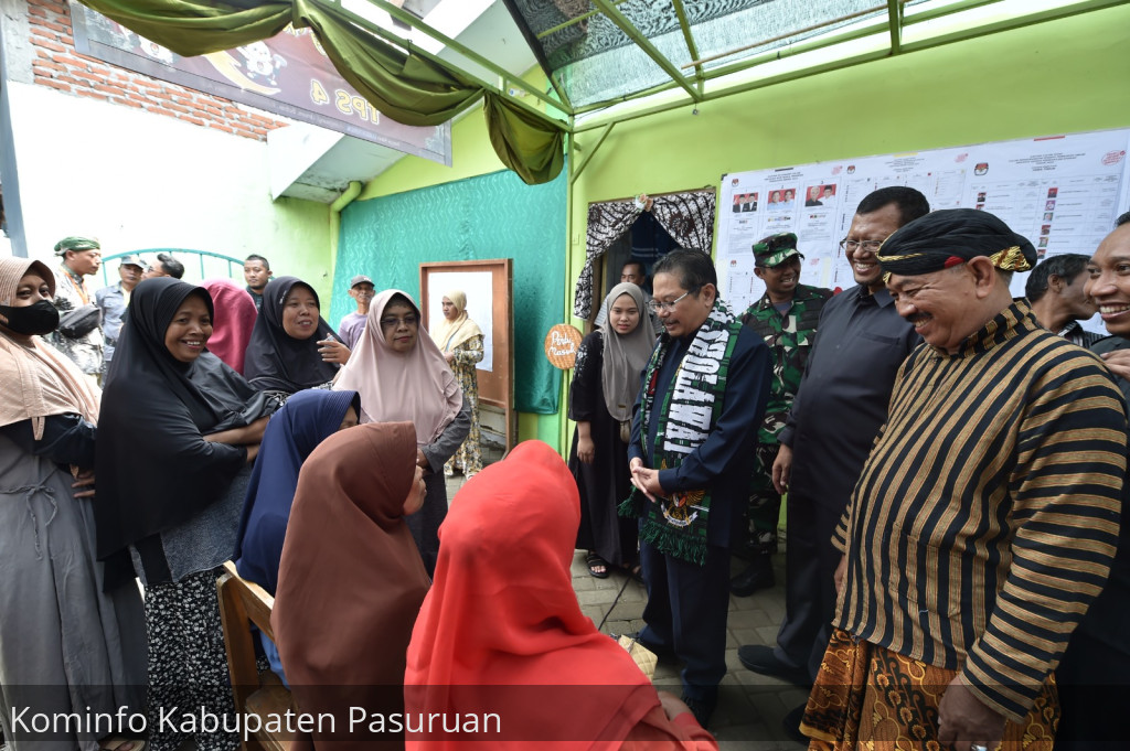 Pastikan Pemilu Lancar, Pj Bupati Andriyanto Pantau Pencoblosan di Sejumlah TPS