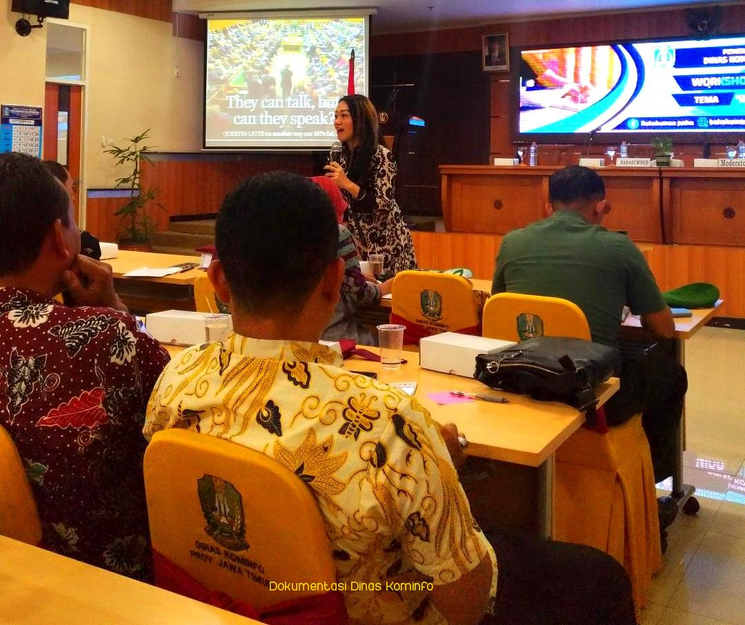 Tingkatkan Kualitas Kehumasan Pemerintah, Dinas Kominfo Berpartisipasi di Workshop Bakohumas Jatim  