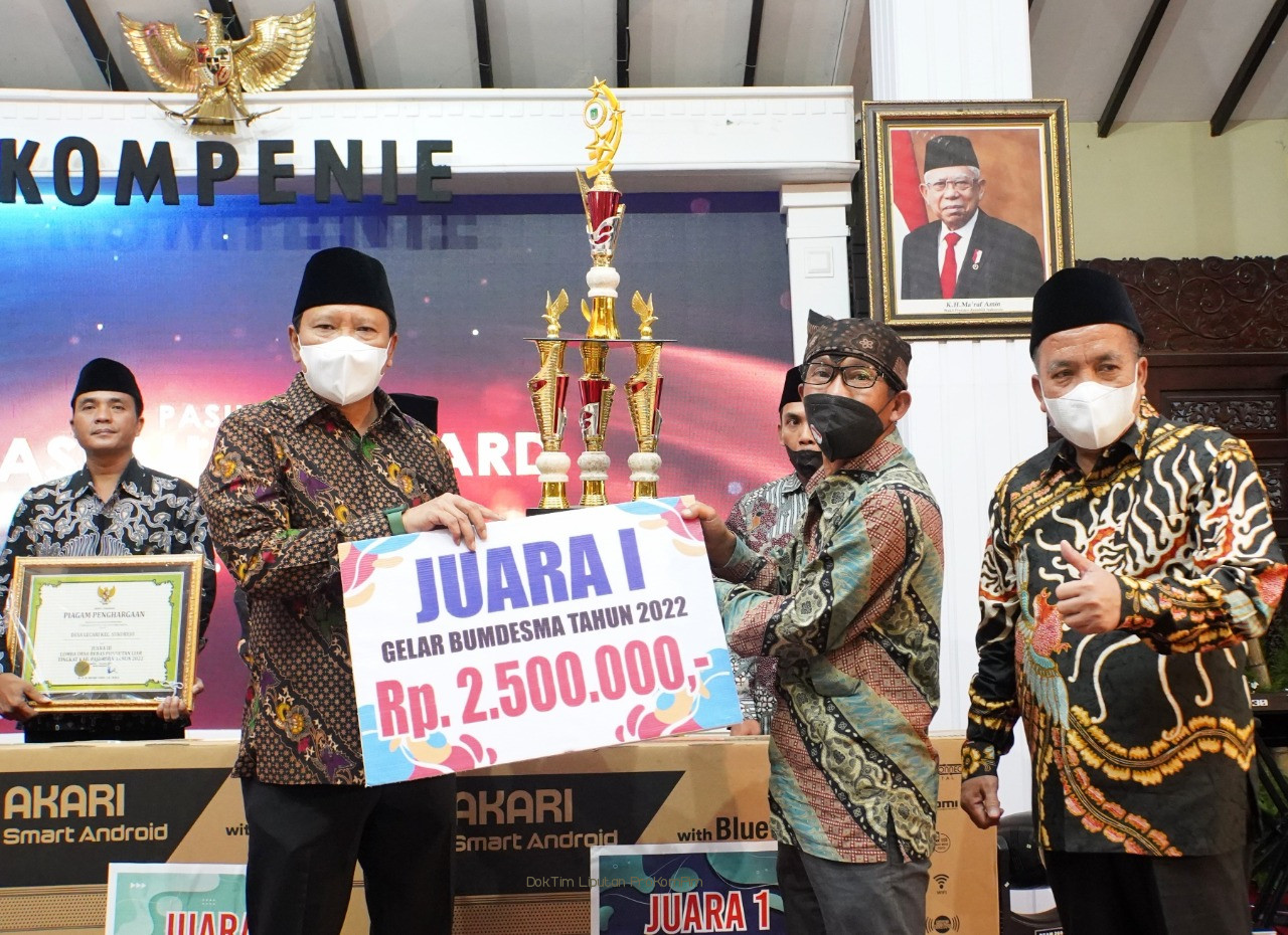 Kepala Daerah: Maslahat Award, Wujud Apresiasi Pemkab Pasuruan Atas Performa Kinerja Kades dan Stakeholders