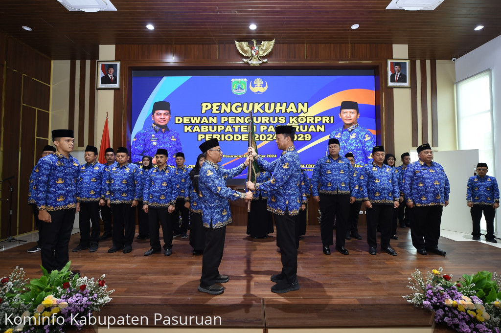 Dewan Pengurus KORPRI Kabupaten Pasuruan 2024-2029, Dikukuhkan