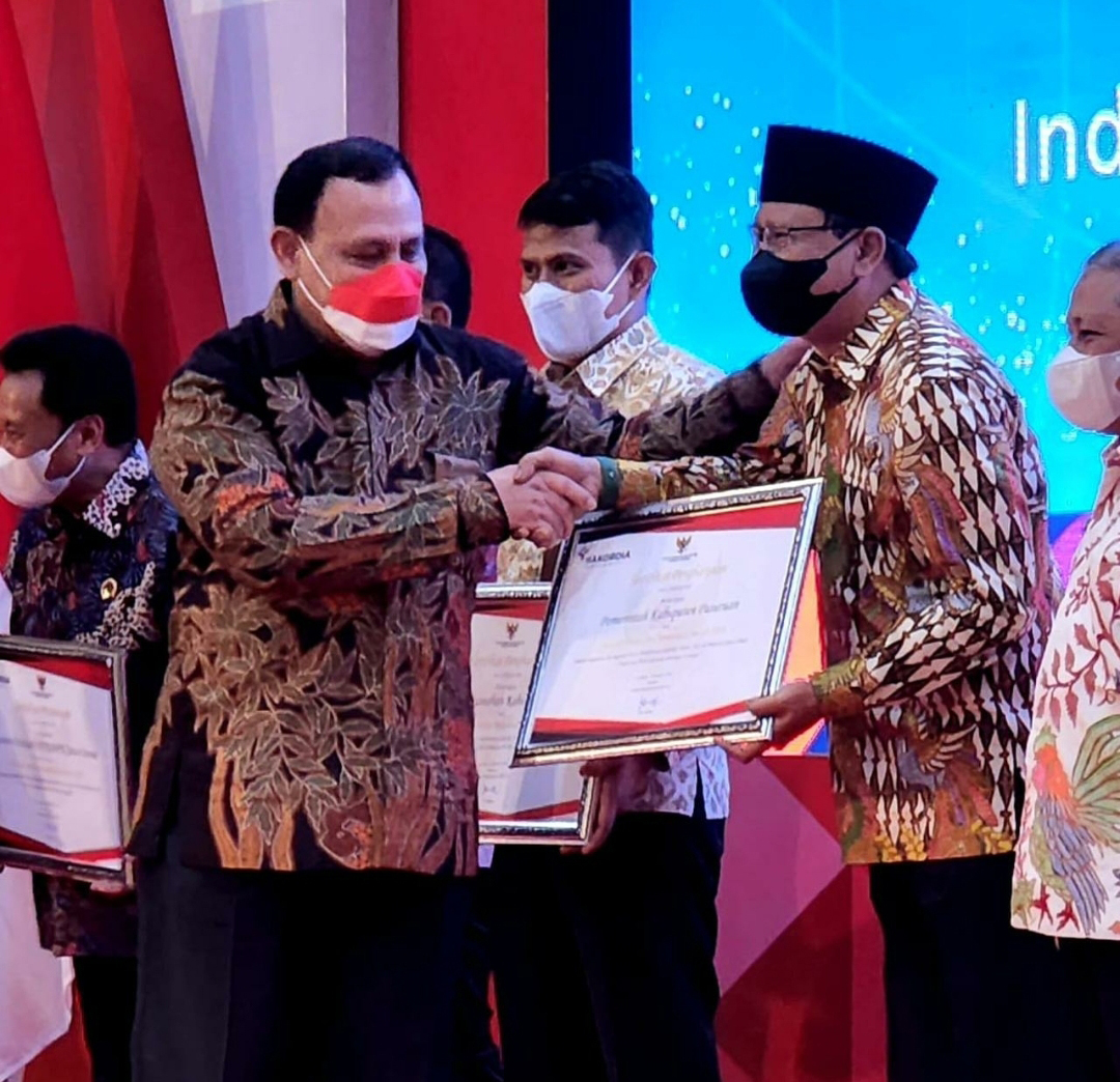 Sertifikasi Aset 100 % Tuntas. KPK Beri Penghargaan Untuk Pemkab Pasuruan