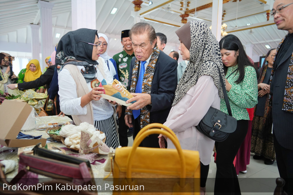 Beragam Produk IKM/UMKM Unggulan Dan Pegiat Ekonomi Kreatif Kabupaten Pasuruan Sambut Delegasi Persatuan Persahabatan Brunei Darussalam BRUDIFA