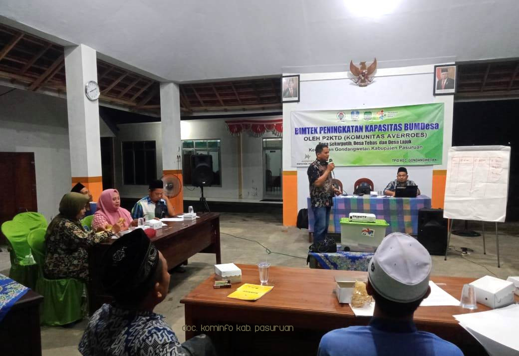 Tingkatkan SDM BUMDes, Pemdes Lajuk Gelar Bimtek 