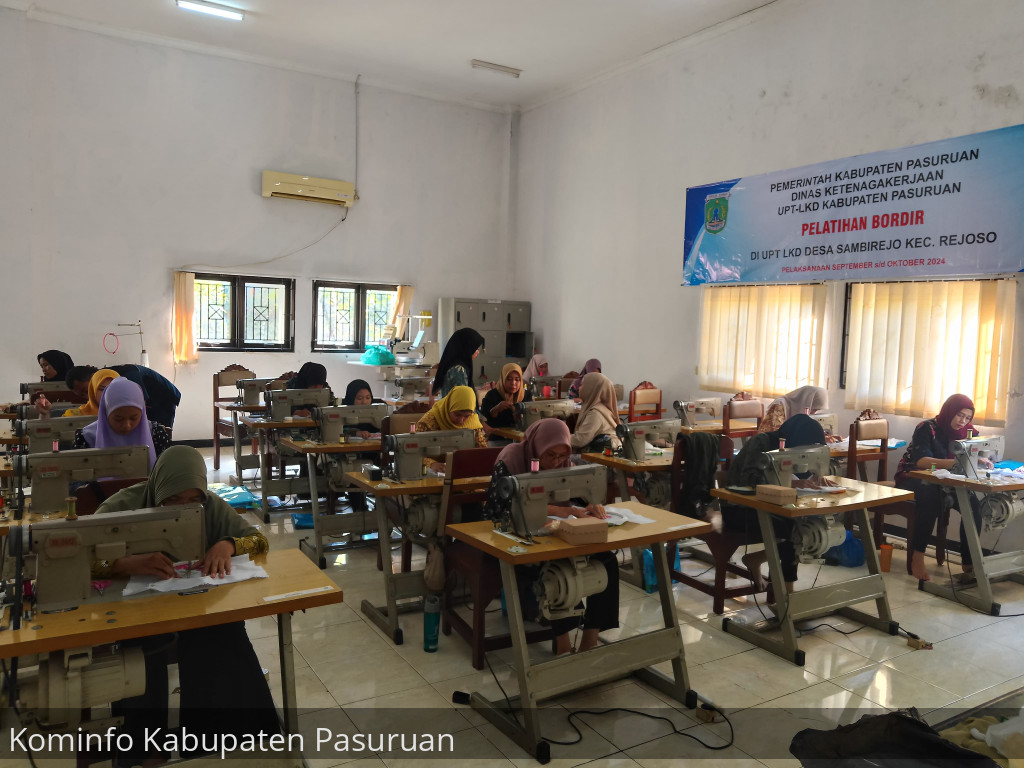 UPT LKD Kabupaten Pasuruan Gelar 7 Pelatihan Bagi Warga Tak Punya Pekerjaan