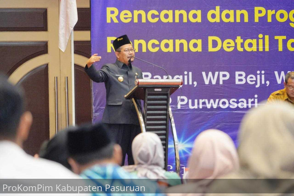 Buka Konsultasi Publik Penyusunan Kajian Lingkungan Hidup Strategis RDTR, Pj. Bupati Pasuruan Tekankan Penerapan Konsep Pembangunan Berkelanjutan