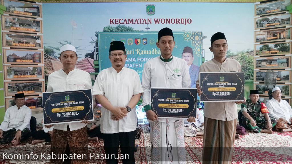Safari Ramadhan, Pj Bupati Andriyanto Silaturrahmi dengan Warga Wonorejo