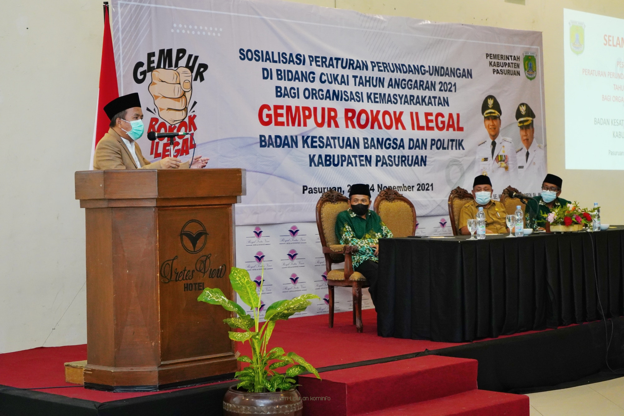 Gempur Peredaran Rokok Ilegal, Pemkab Pasuruan Gencar Lakukan Sosialisasi Perundang-Undangan Cukai
