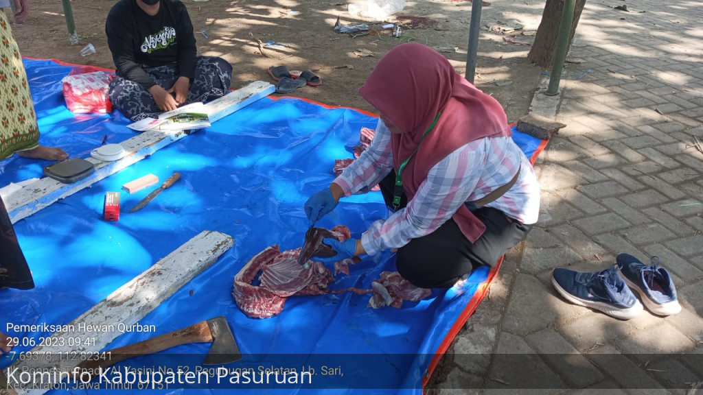 4 Hari Berturut-Turut, Dinas Peternakan dan Kesehatan Hewan Kabupaten Pasuruan Gelar Pemeriksaan Post Morthem
