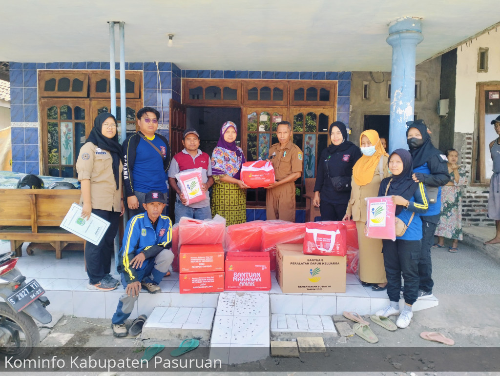 Dinsos Salurkan Bantuan Korban Kebakaran Rumah di Beji dan Pohjentrek
