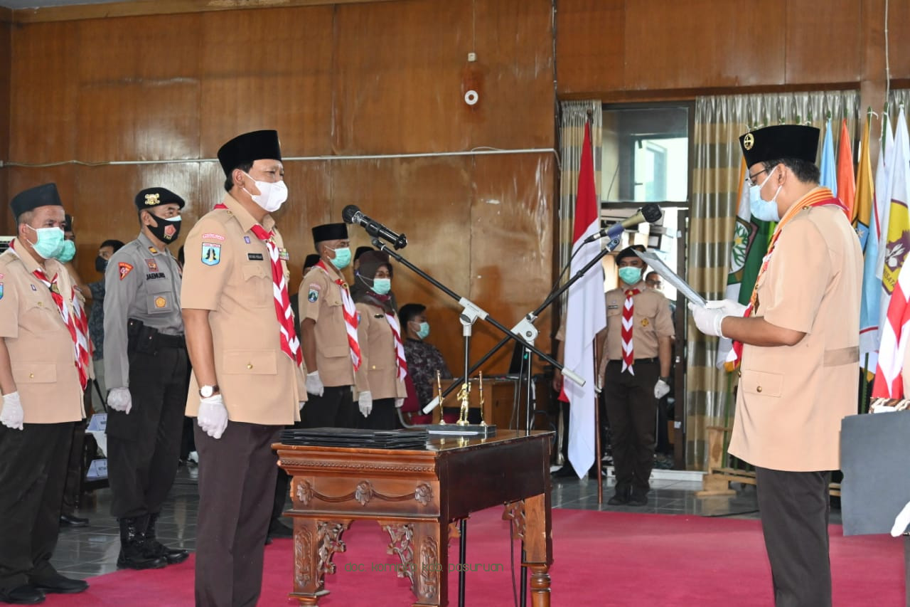 Ketua Kwarda Gerakan Pramuka Jatim, Gus Ipul Minta Pramuka Sekarang Harus Millenial
