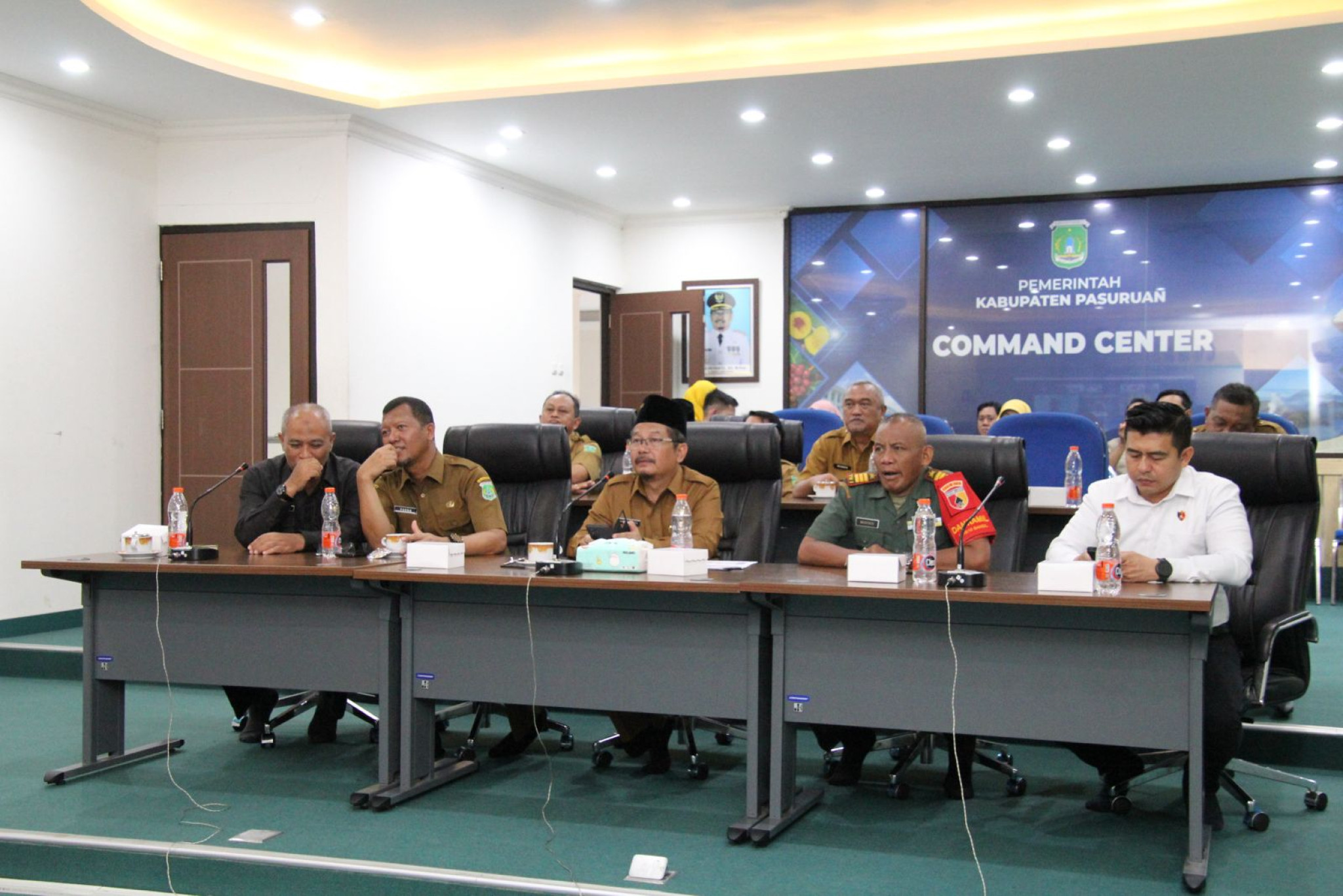 Sampul untuk Rapat Koordinasi Inflasi Januari di Command Center