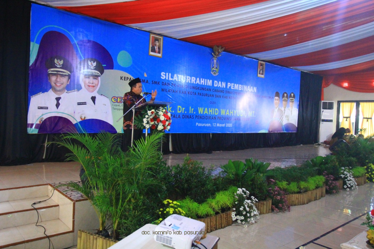 Bentuk Individu Berkarakter , Fokus Pemkab Pasuruan di Bidang Pendidikan 