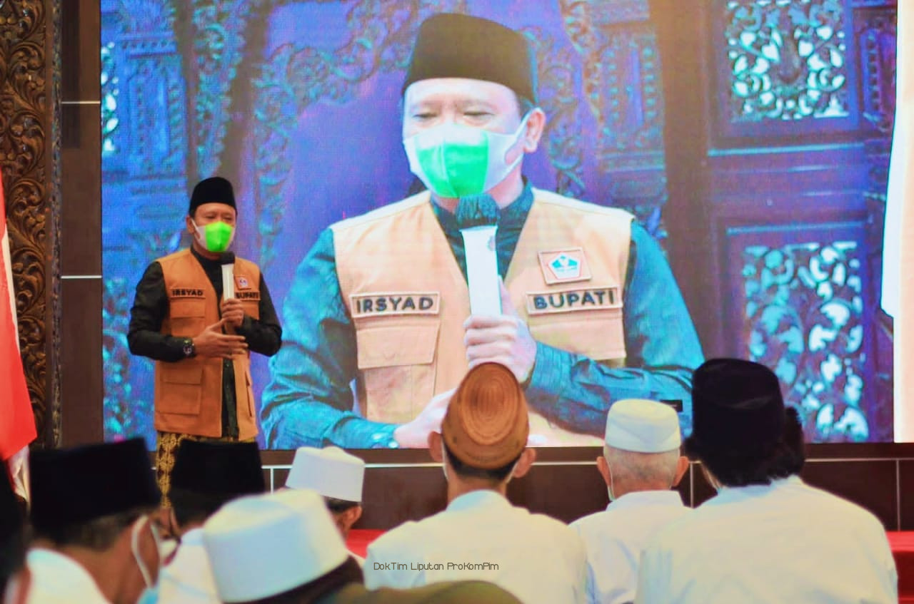 Kabupaten Pasuruan Kembali Masuk Level 1 PPKM. Bupati Irsyad Yusuf Himbau Masyarakat Waspadai Covid-19 Varian Baru 
