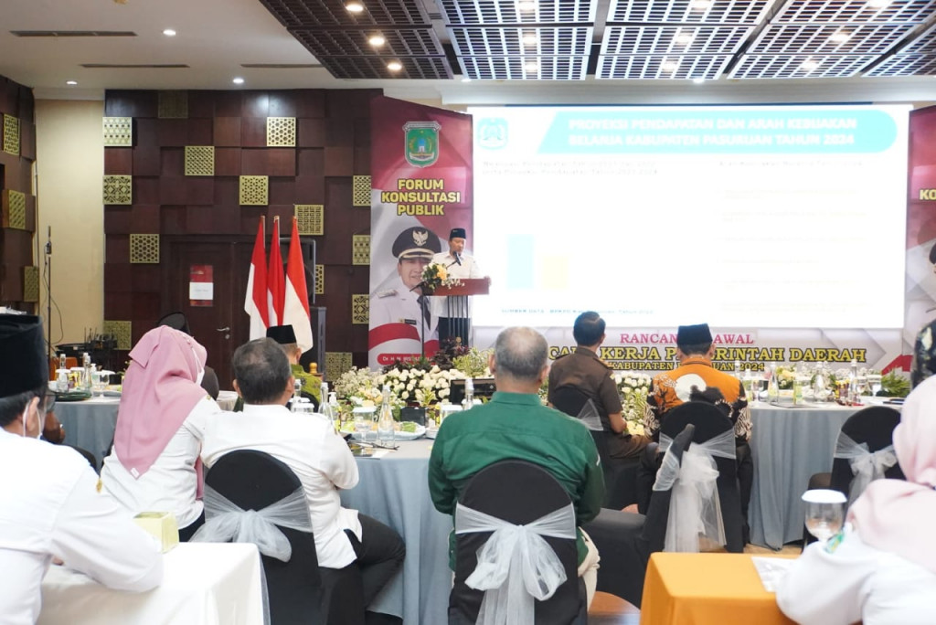 Pemkab Pasuruan Gelar Forum Konsultasi Publik Rancangan RKPD 2024
