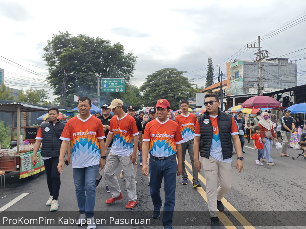 Pj. Bupati Nurkholis Acungi Jempol Car Free Day Pandaan dan Kontribusi Karang Taruna Kembangkan Potensi Lokal