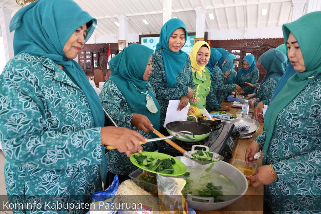 Dinas Perikanan dan TP PKK Kabupaten Pasuruan Gencar Ingatkan Pentingnya Ikan Sebagai Lauk Utama Keluarga