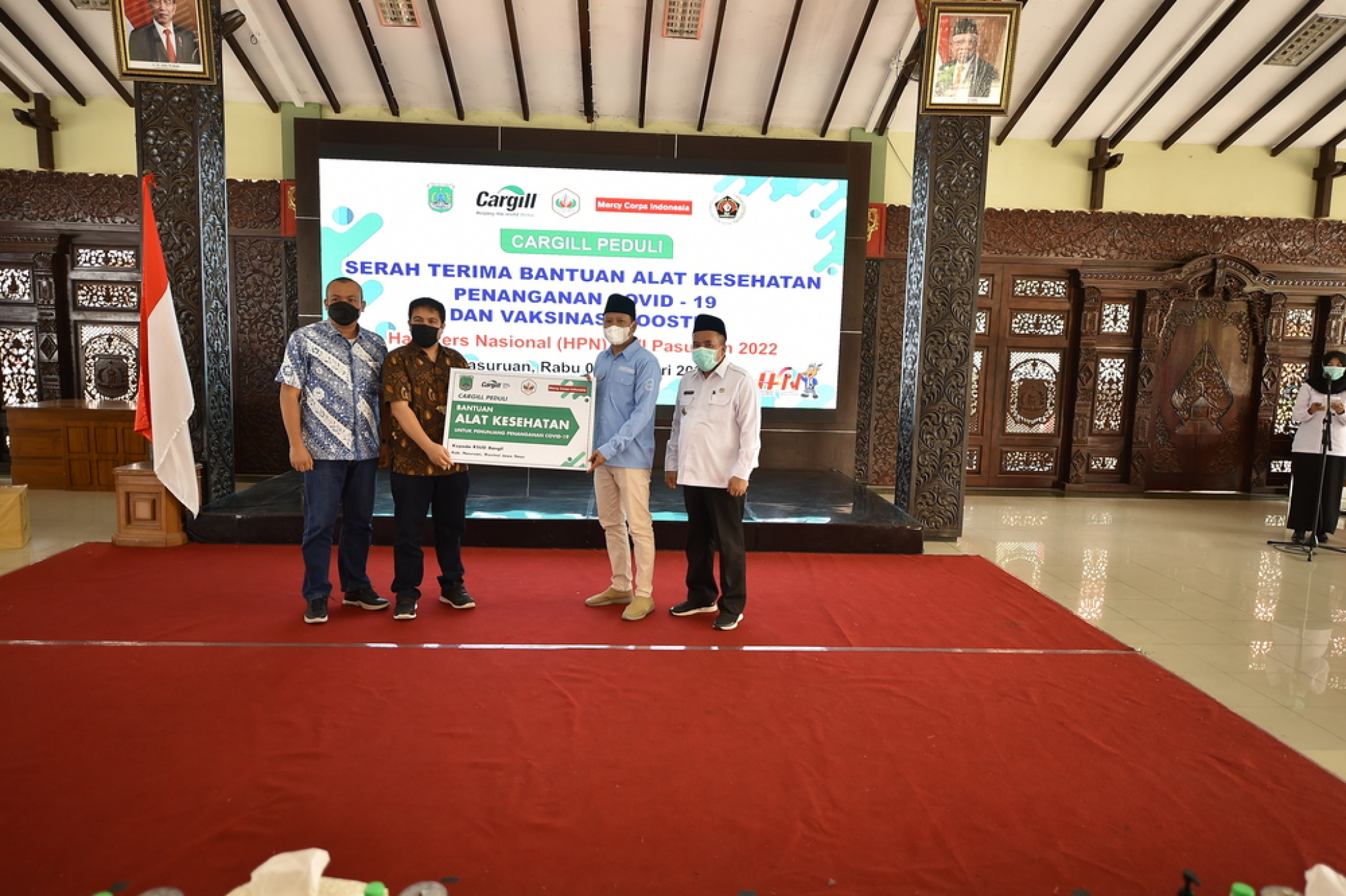Sampul untuk Serah Terima Bantuan Alat Kesehatan Penanganan Covid 19