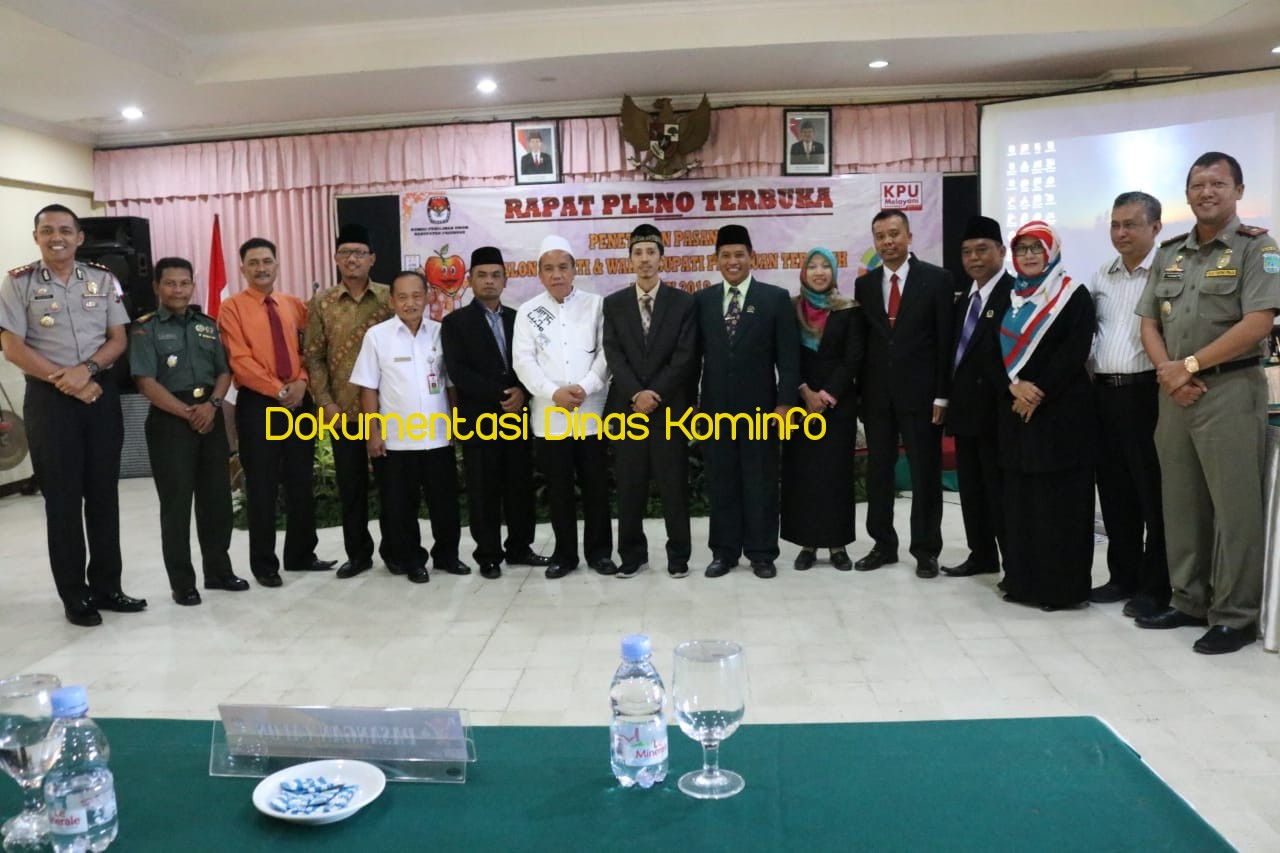 KPU Kabupaten Pasuruan Tetapkan HM Irsyad Yusuf-KH Abdul Mujib Imron sebagai Bupati dan Wakil Bupati Pasuruan 2018-2023