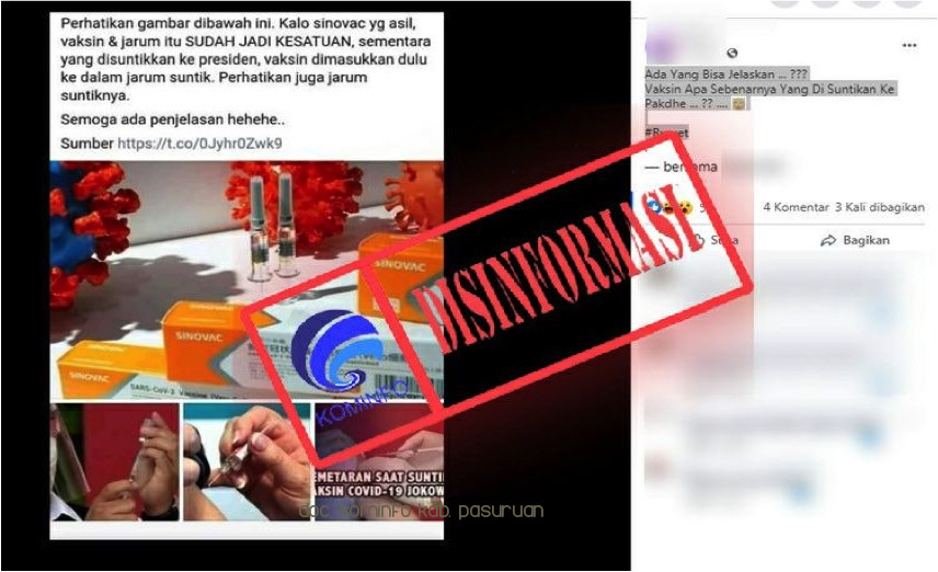 Vaksin Sinovac Yang Dipakai Jokowi Adalah Asli 