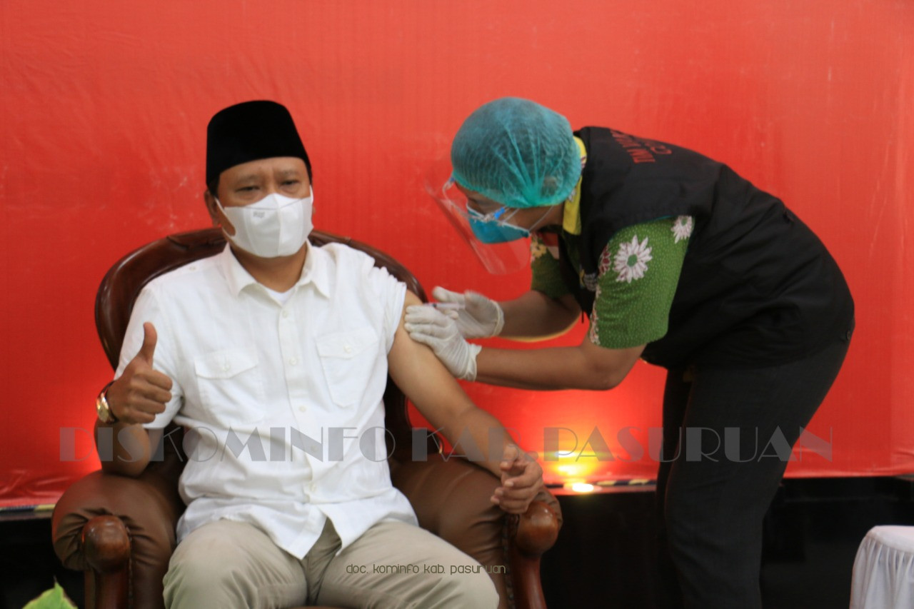 Vaksinasi di Kabupaten Pasuruan, Dimulai 