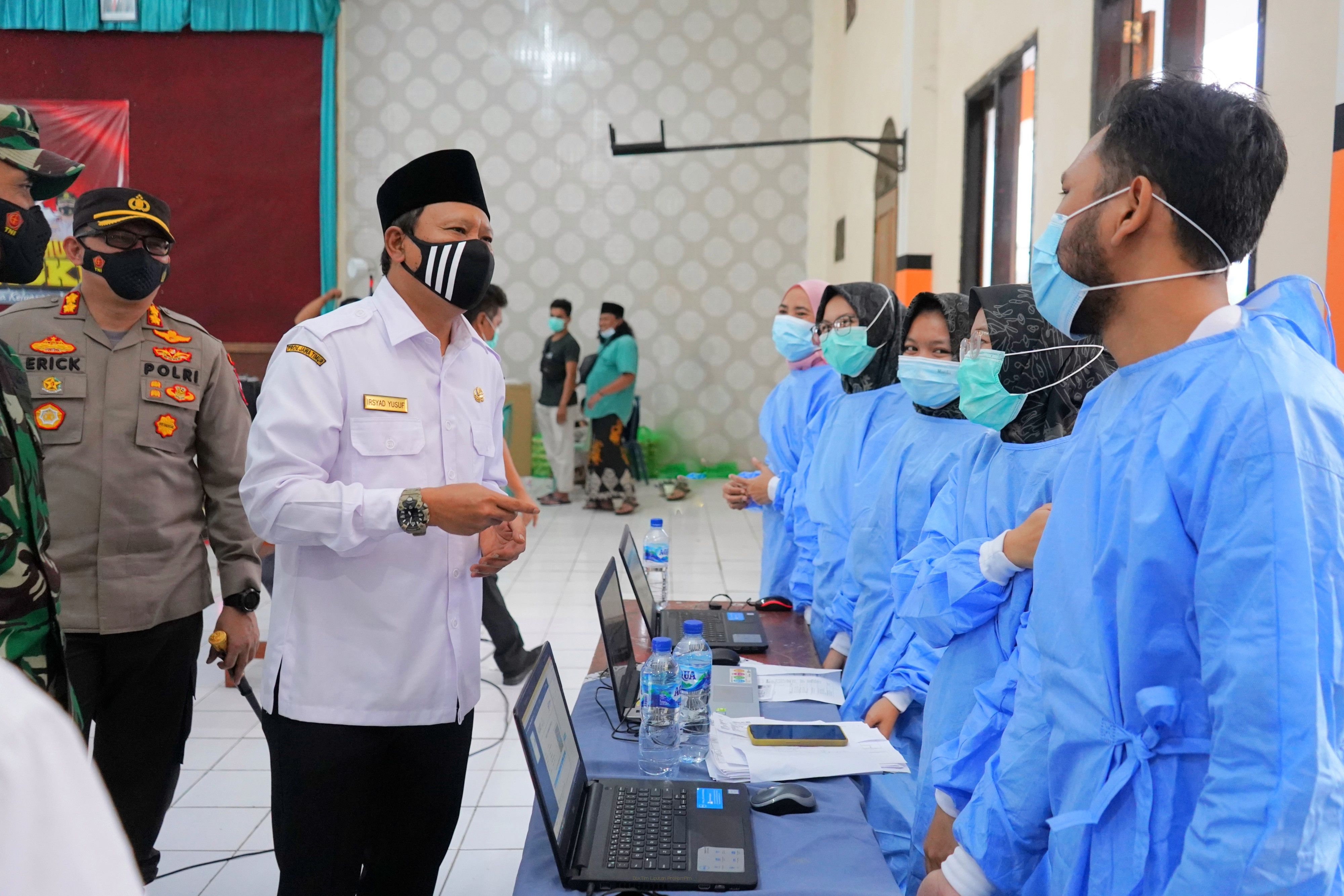 Penghujung 2021, Cakupan Vaksinasi di Kabupaten Pasuruan Capai Lebih Dari 70% 