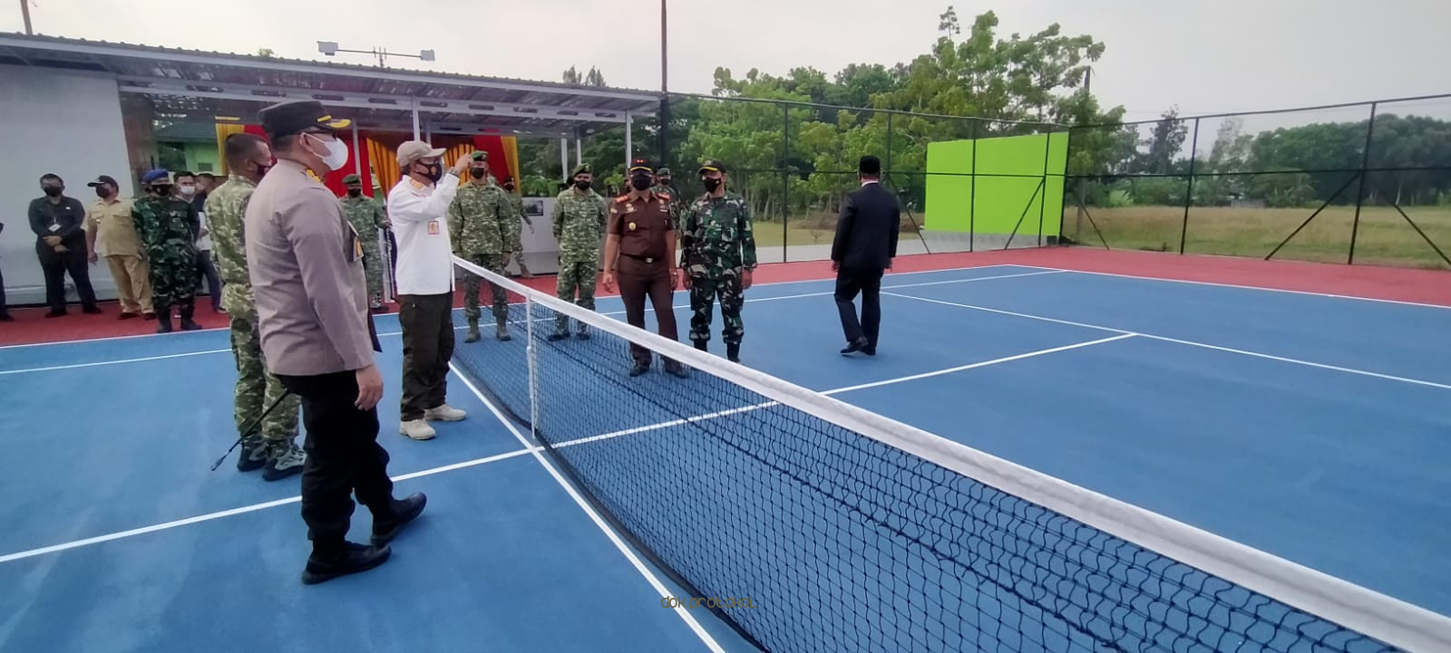 Bupati Irsyad Yusuf Resmikan Lapangan Tenis Lukman Hakim